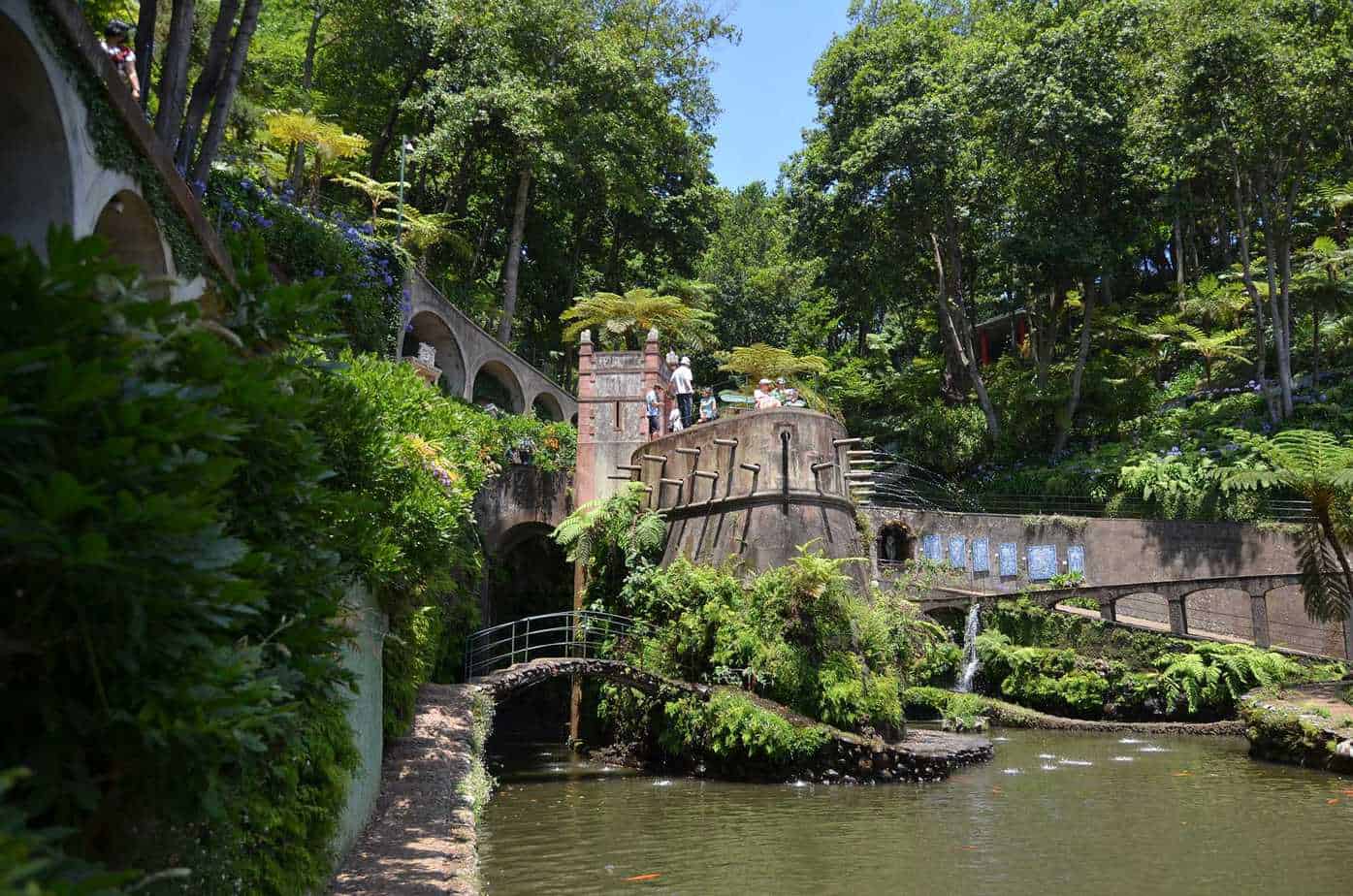 Monte Palace Tropical Garden pond